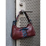 ボルドー | レースアップリボンハンドバッグ | jouetie