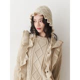 フリルケーブルニットチュニック | jouetie | 詳細画像15 