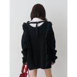 フリルケーブルニットチュニック | jouetie | 詳細画像22 