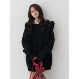 フリルケーブルニットチュニック | jouetie | 詳細画像23 