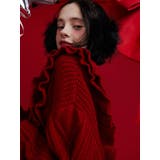 フリルケーブルニットチュニック | jouetie | 詳細画像35 