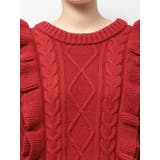 フリルケーブルニットチュニック | jouetie | 詳細画像47 