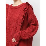 フリルケーブルニットチュニック | jouetie | 詳細画像48 