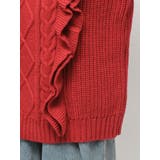 フリルケーブルニットチュニック | jouetie | 詳細画像49 