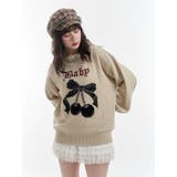 ジャガードチェリールーズニット | jouetie | 詳細画像12 