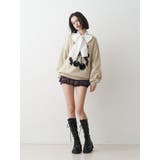 ジャガードチェリールーズニット | jouetie | 詳細画像2 