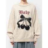 ジャガードチェリールーズニット | jouetie | 詳細画像24 