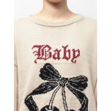 ジャガードチェリールーズニット | jouetie | 詳細画像27 