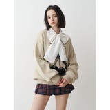 ジャガードチェリールーズニット | jouetie | 詳細画像3 