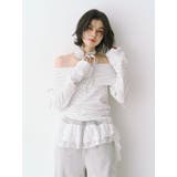 フレアスリーブオフショルトップス | jouetie | 詳細画像3 