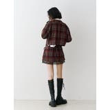 ステンカラーラインストーンショートジャケット【セットアップ対応】 | jouetie | 詳細画像6 