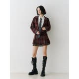 ステンカラーラインストーンショートジャケット【セットアップ対応】 | jouetie | 詳細画像8 