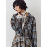 ブラウン | ステンカラーラインストーンショートジャケット【セットアップ対応】 | jouetie