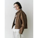 フェイクレザースタッズブルゾン | jouetie | 詳細画像18 