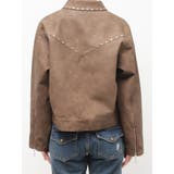 フェイクレザースタッズブルゾン | jouetie | 詳細画像37 