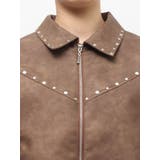 フェイクレザースタッズブルゾン | jouetie | 詳細画像38 