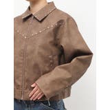 フェイクレザースタッズブルゾン | jouetie | 詳細画像39 