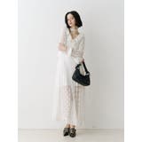 ラッフルフリルレースロングワンピース | jouetie | 詳細画像13 