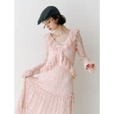 ラッフルフリルレースロングワンピース | jouetie | 詳細画像2 