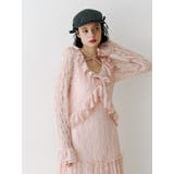 ラッフルフリルレースロングワンピース | jouetie | 詳細画像8 