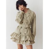 ヘムフリルトレンチミニワンピース | jouetie | 詳細画像14 