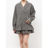 ヘムフリルトレンチミニワンピース | jouetie | 詳細画像31 