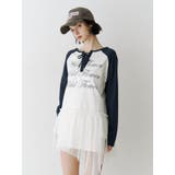 ヘムフリルラグランワンピース | jouetie | 詳細画像3 