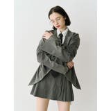 ギャザーリボンジャケットミニワンピース【セットアップ対応】 | jouetie | 詳細画像13 