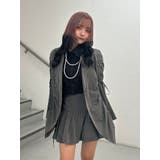 ギャザーリボンジャケットミニワンピース【セットアップ対応】 | jouetie | 詳細画像27 