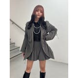 ギャザーリボンジャケットミニワンピース【セットアップ対応】 | jouetie | 詳細画像28 