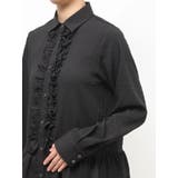 ラッフルヘムフリルチュニックシャツ | jouetie | 詳細画像7 