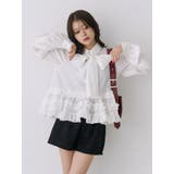 リボンタイフリルショートシャツ | jouetie | 詳細画像4 