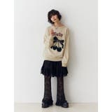 レースフリルレイヤードフレアパンツ | jouetie | 詳細画像13 