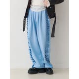 ブルー | フリルトラックパンツ【セットアップ対応】 | jouetie