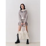 ローズモチーフニットショーパン【セットアップ対応】 | jouetie | 詳細画像6 