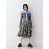 パターンベルトフレアスカート【セットアップ対応】 | jouetie | 詳細画像13 