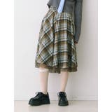 ブラウン | パターンベルトフレアスカート【セットアップ対応】 | jouetie