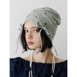 ハトメリボンビーニー | jouetie | 詳細画像1 