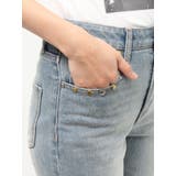 レースドッキングスタッズフレアデニム | jouetie | 詳細画像19 