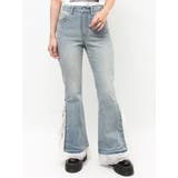 レースドッキングスタッズフレアデニム | jouetie | 詳細画像26 