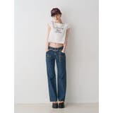 【SOMETHING×PosTokyo】BUSH FLARE DENIM | jouetie | 詳細画像3 