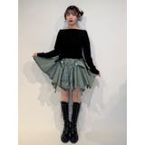 アシメヘムデニムミニスカート | jouetie | 詳細画像15 