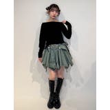 アシメヘムデニムミニスカート | jouetie | 詳細画像16 