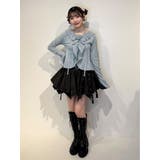 アシメヘムデニムミニスカート | jouetie | 詳細画像17 