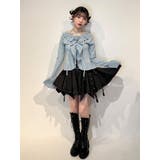 アシメヘムデニムミニスカート | jouetie | 詳細画像18 