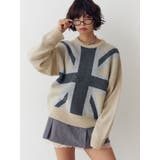 UnionJackジャガードルーズニット | jouetie | 詳細画像12 