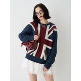 UnionJackジャガードルーズニット | jouetie | 詳細画像17 