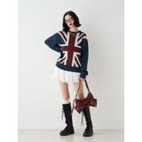UnionJackジャガードルーズニット | jouetie | 詳細画像20 