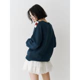 UnionJackジャガードルーズニット | jouetie | 詳細画像4 