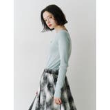 オープンショルダーレイヤードニット | jouetie | 詳細画像17 